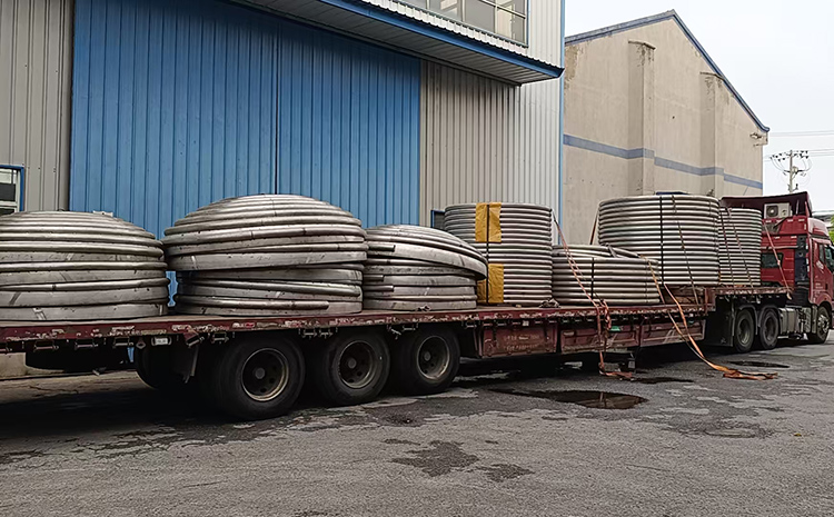 不銹鋼封頭盤管，盤管加工就找龍賢